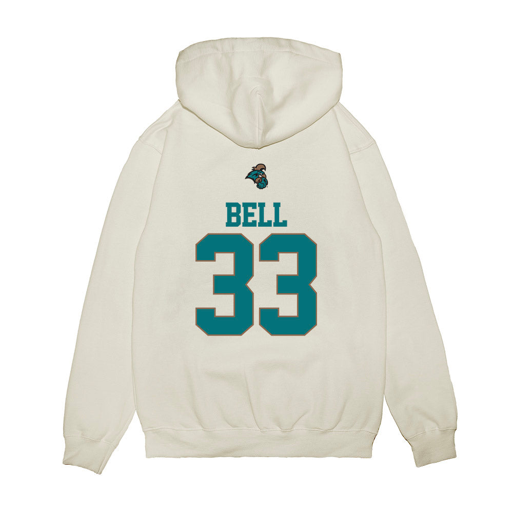 Coastal Carolina - NCAA Baseball : Tadan Bell - USA Premium Hooded Sweatshirt-1