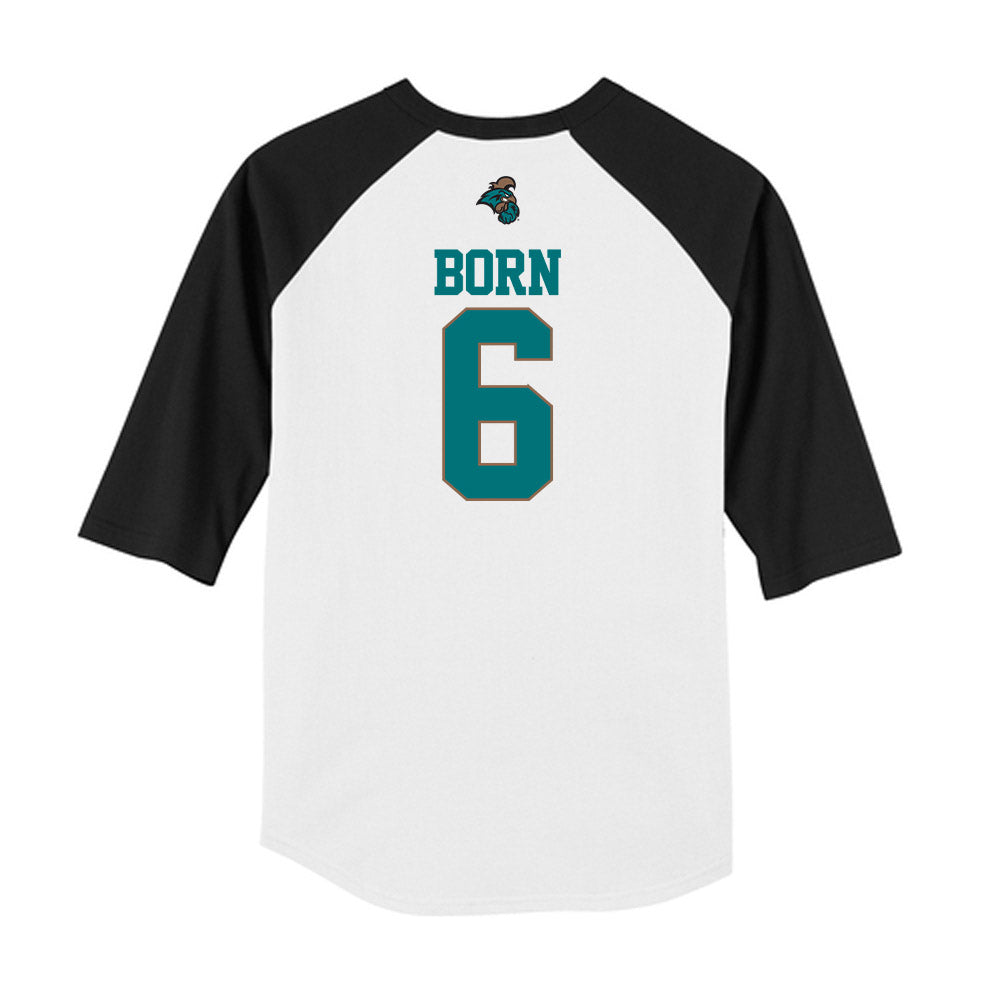 Coastal Carolina - NCAA Baseball : Chad Born - USA Raglan Shirt-1