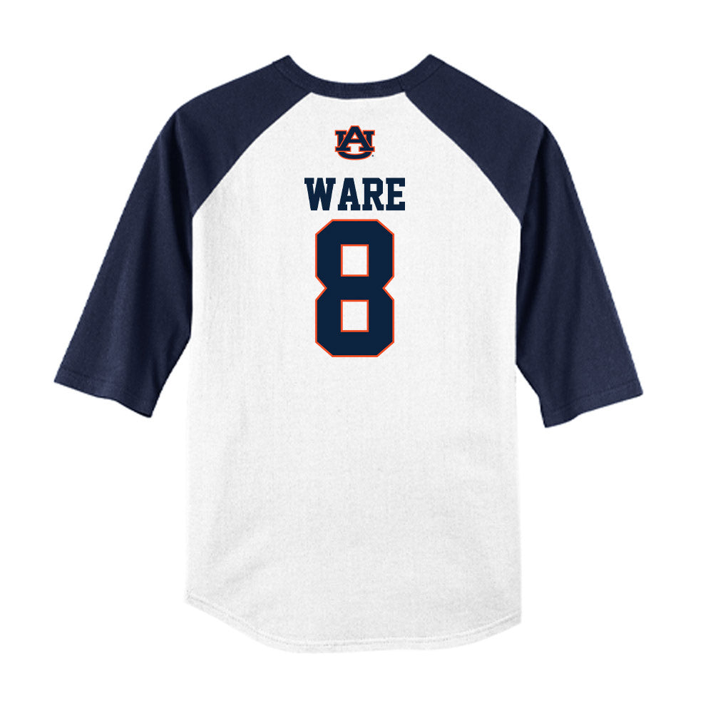 Auburn - NCAA Baseball : Bryson Ware - USA Raglan Raglan Shirt-1