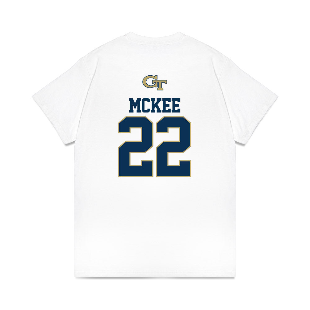 Georgia Tech - NCAA Baseball : Tate McKee - USA Comfort Colors T-Shirt-1