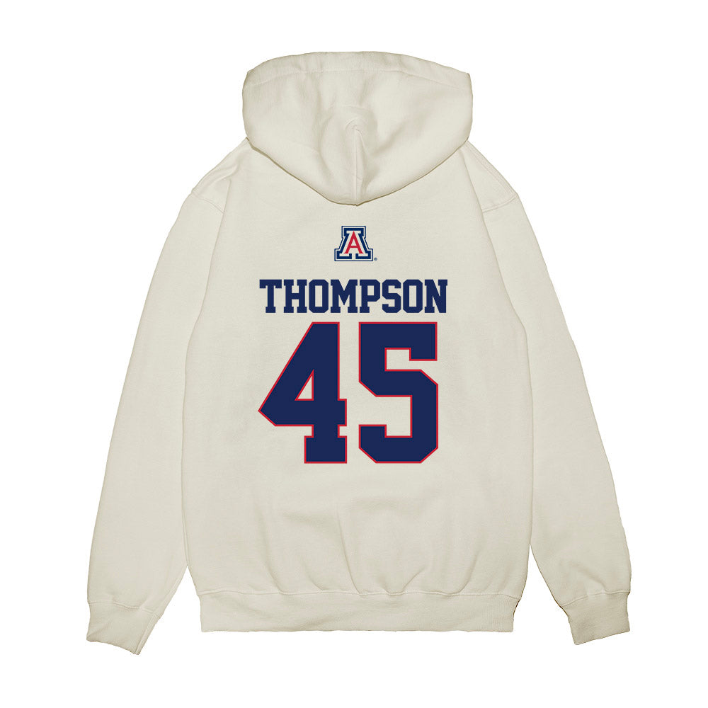 Arizona - NCAA Baseball : Kade Thompson - USA Raglan Premium Hooded Sweatshirt-1