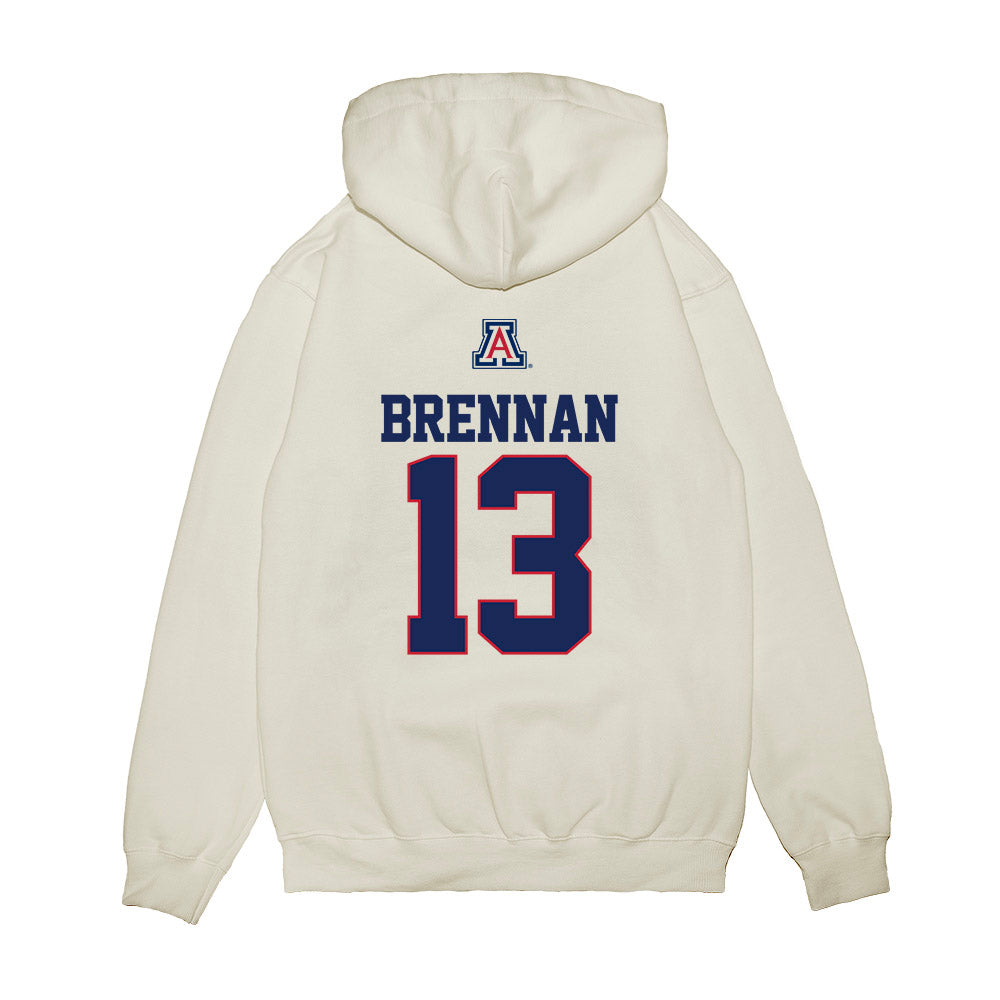 Arizona - NCAA Baseball : Cash Brennan - USA Raglan Premium Hooded Sweatshirt-1