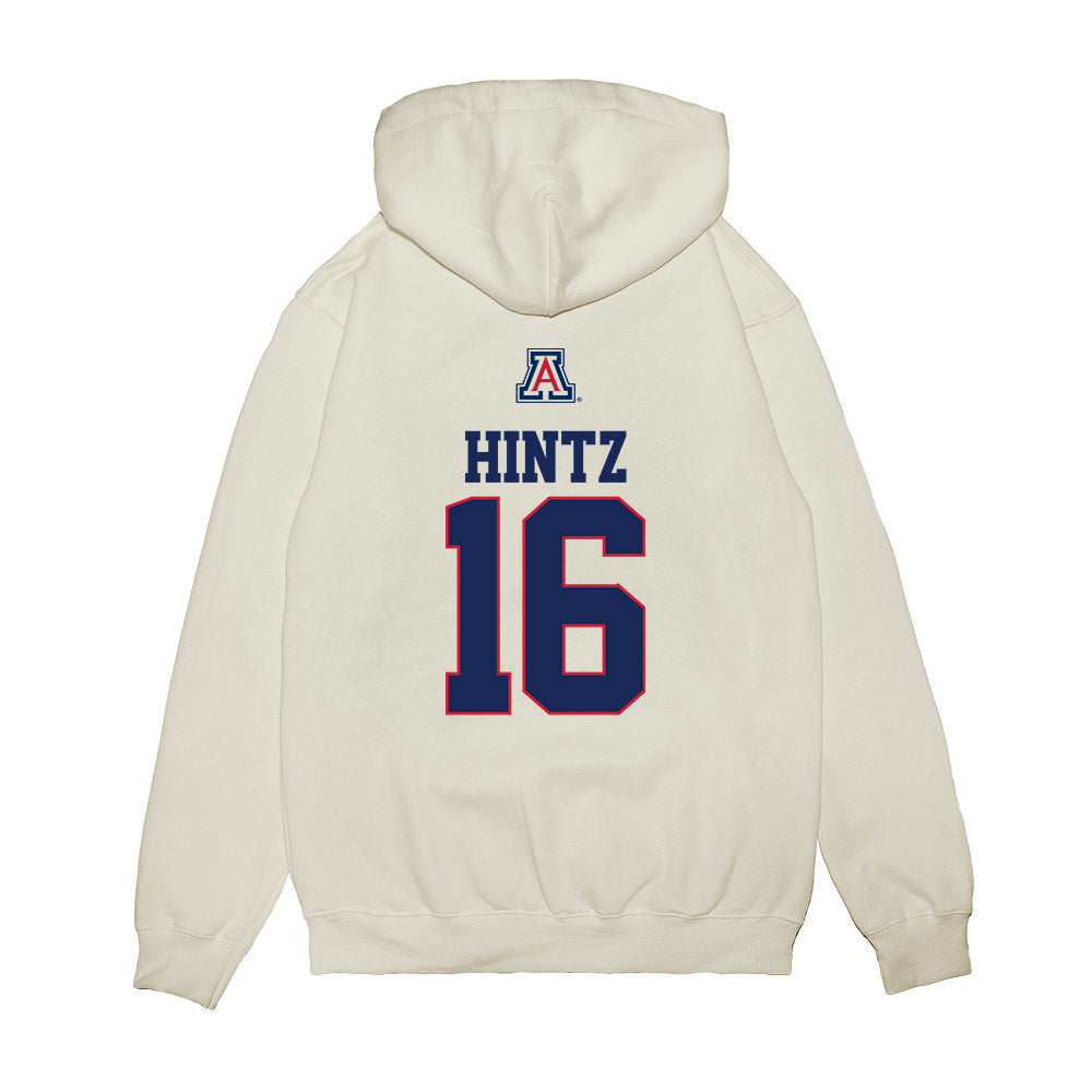 Arizona - NCAA Baseball : Casey Hintz - USA Raglan Premium Hooded Sweatshirt-1
