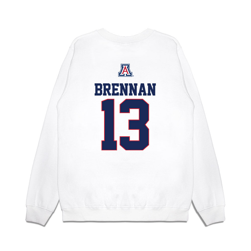 Arizona - NCAA Baseball : Cash Brennan - USA Raglan Premium Crewneck Sweatshirt-1