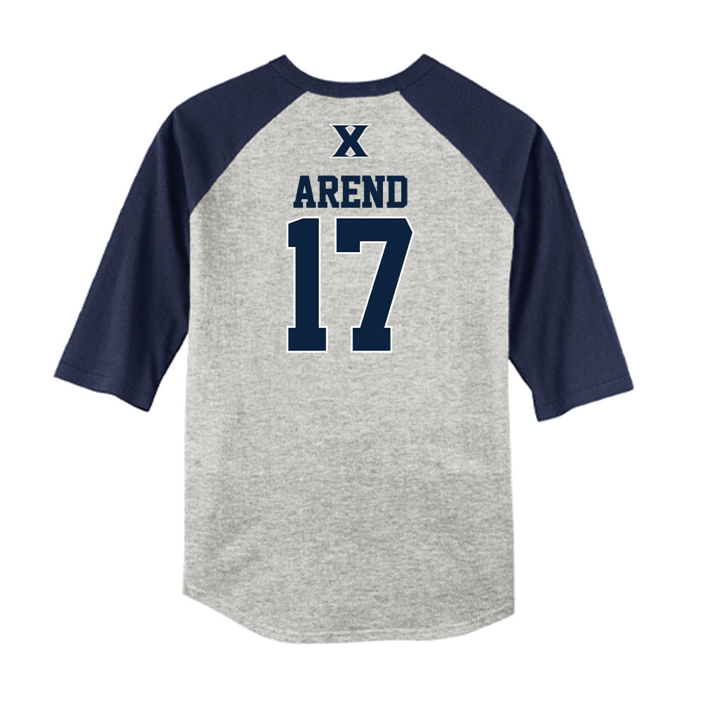 Xavier - NCAA Baseball : Joey Arend - USA Raglan Shirt-1