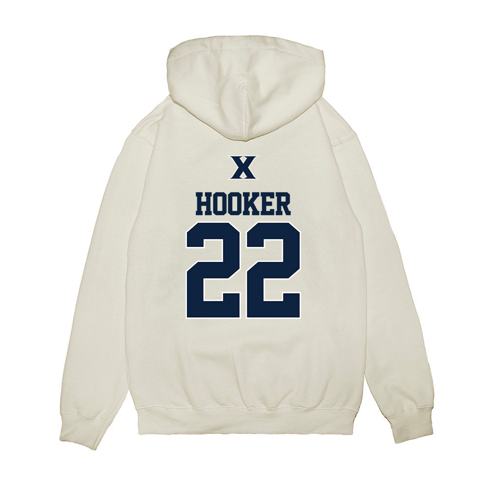 Xavier - NCAA Baseball : Jake Hooker - USA Premium Hooded Sweatshirt-1