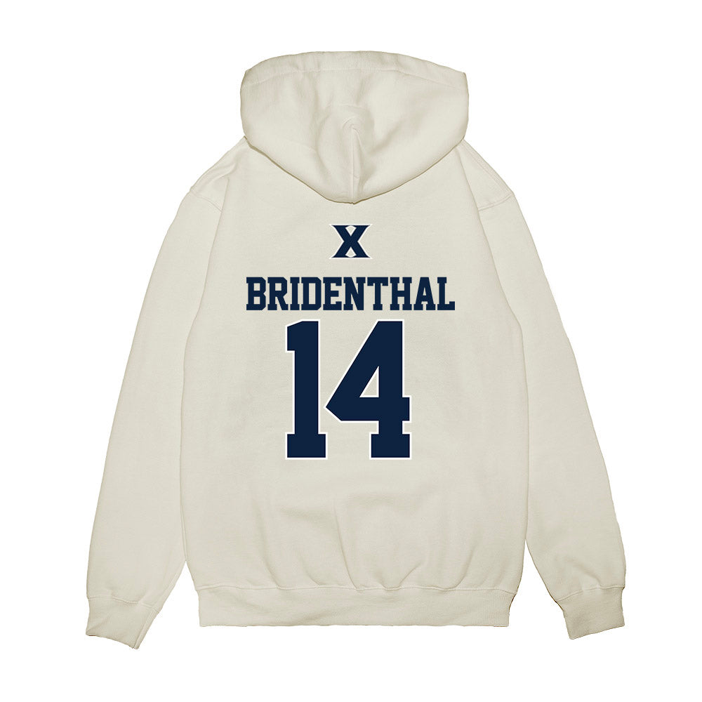 Xavier - NCAA Baseball : Eli Bridenthal - USA Premium Hooded Sweatshirt-1
