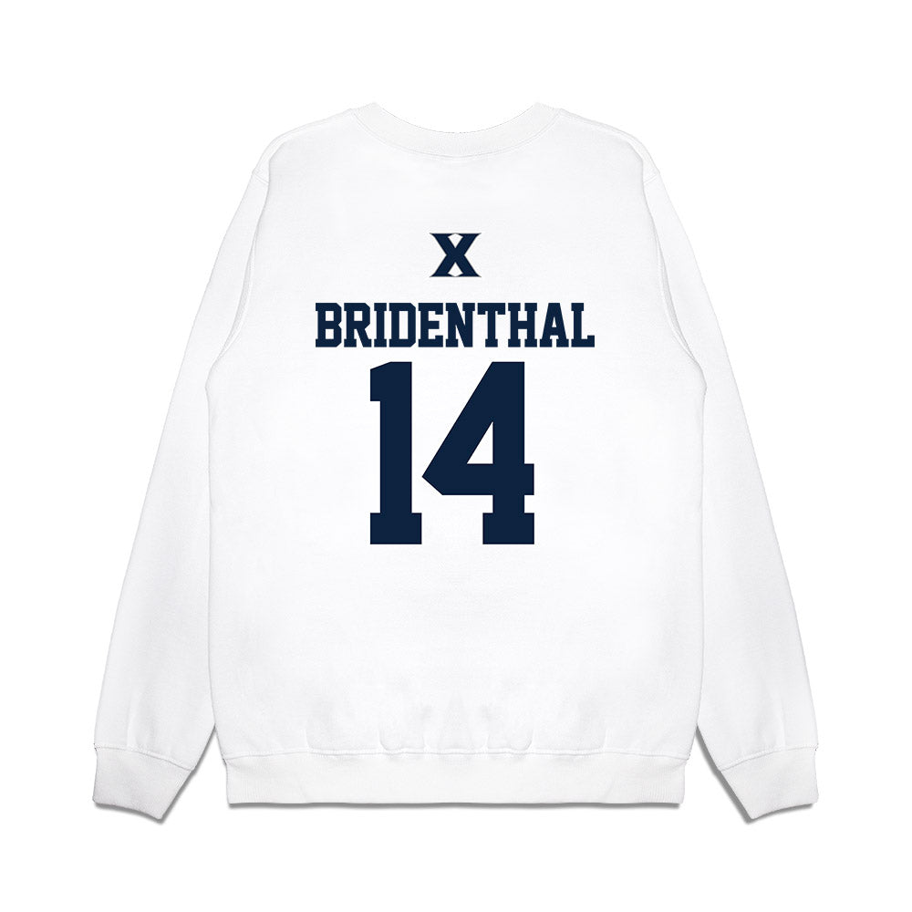 Xavier - NCAA Baseball : Eli Bridenthal - USA Premium Crewneck Sweatshirt-1