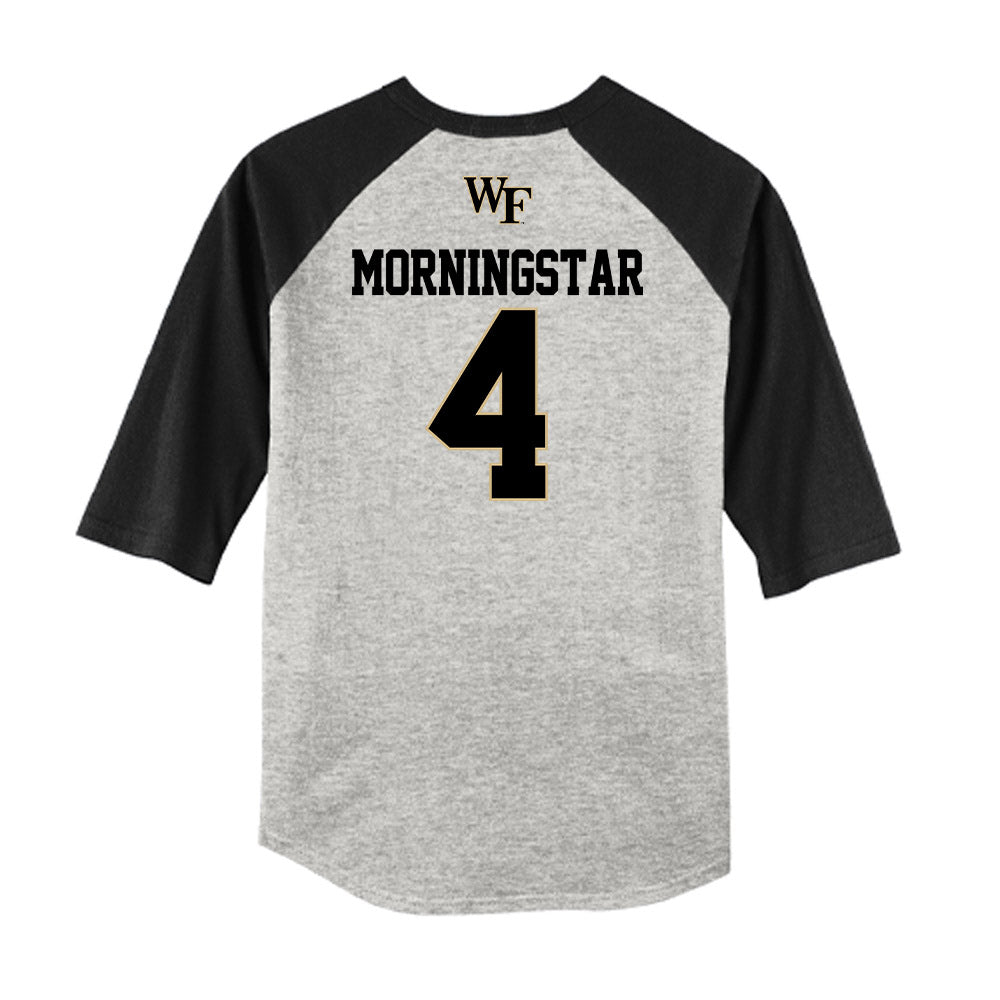 Wake Forest - NCAA Baseball : Blake Morningstar - USA Raglan Shirt-1