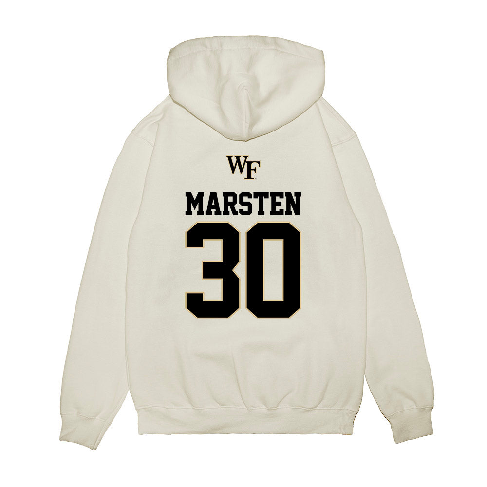 Wake Forest - NCAA Baseball : Duncan Marsten - USA Premium Hooded Sweatshirt-1