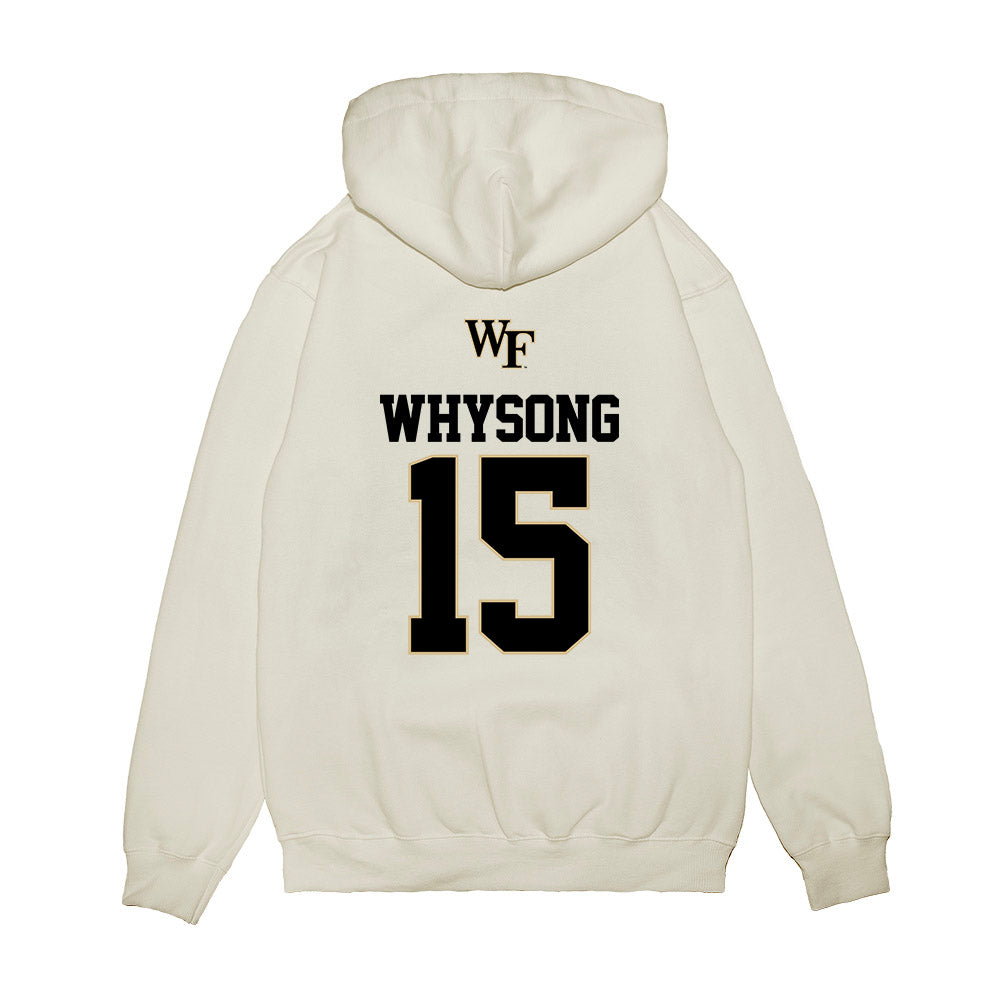 Wake Forest - NCAA Baseball : Nate Whysong - USA Premium Hooded Sweatshirt-1