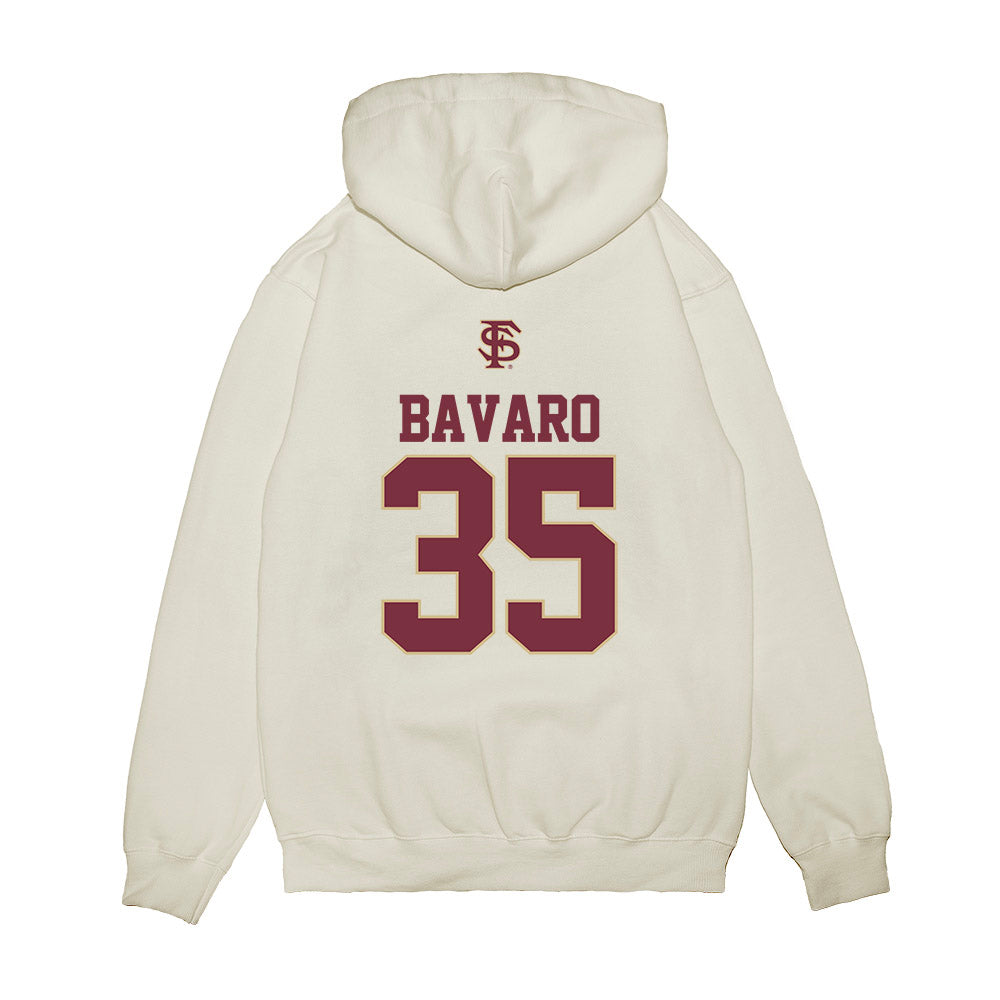 FSU - NCAA Baseball : Will Bavaro - USA Premium Hooded Sweatshirt-1