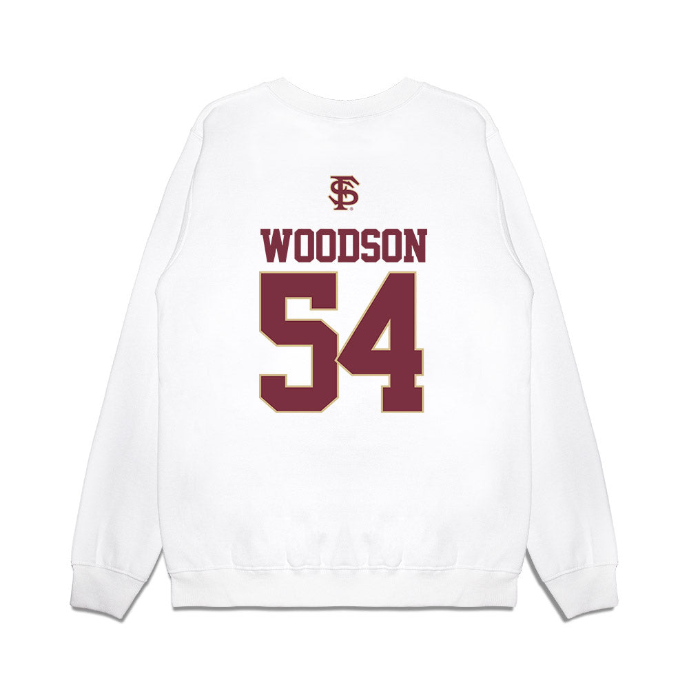 FSU - NCAA Baseball : Presley Woodson - USA Premium Crewneck Sweatshirt-1