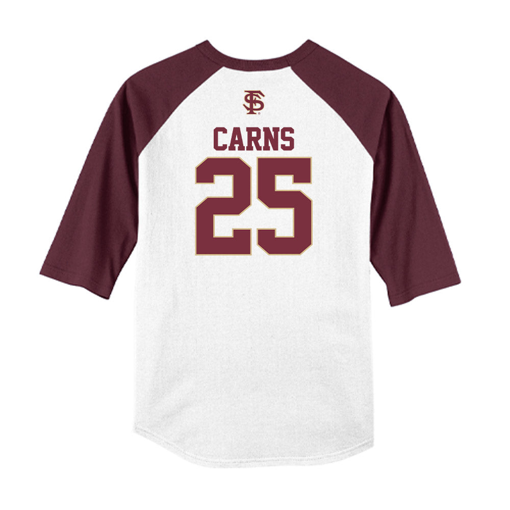FSU - NCAA Baseball : Hunter Carns - USA Raglan Shirt-1