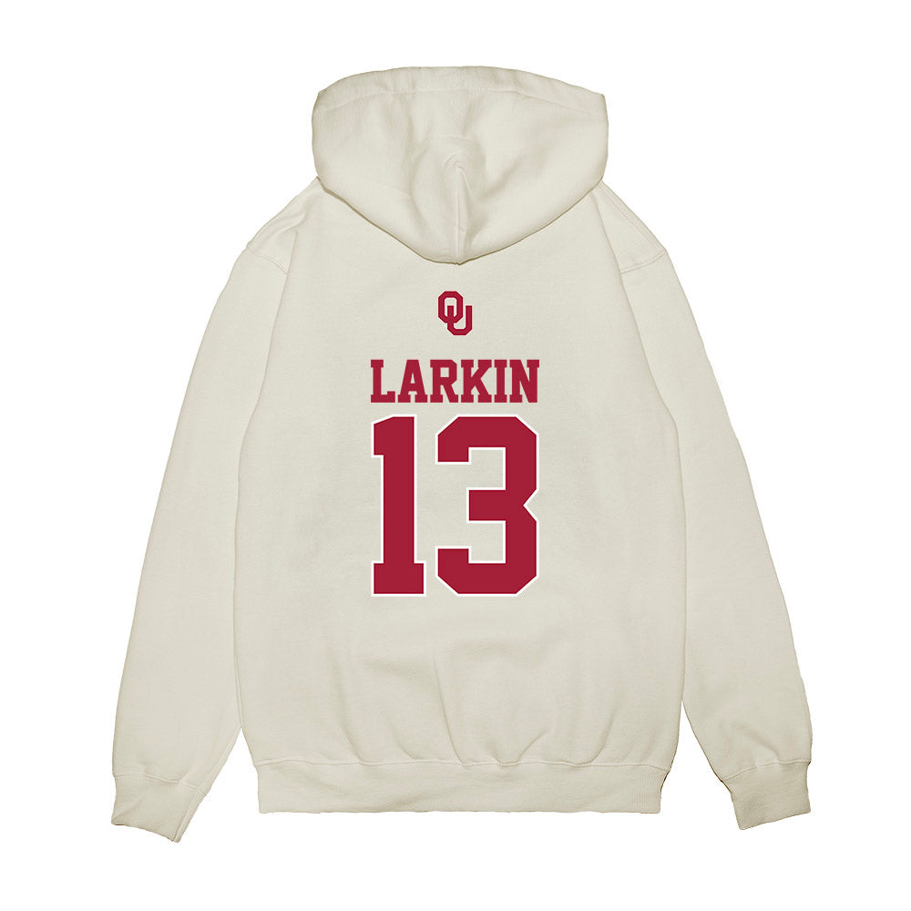 Oklahoma - NCAA Baseball : Connor Larkin - USA Premium Hooded Sweatshirt-1