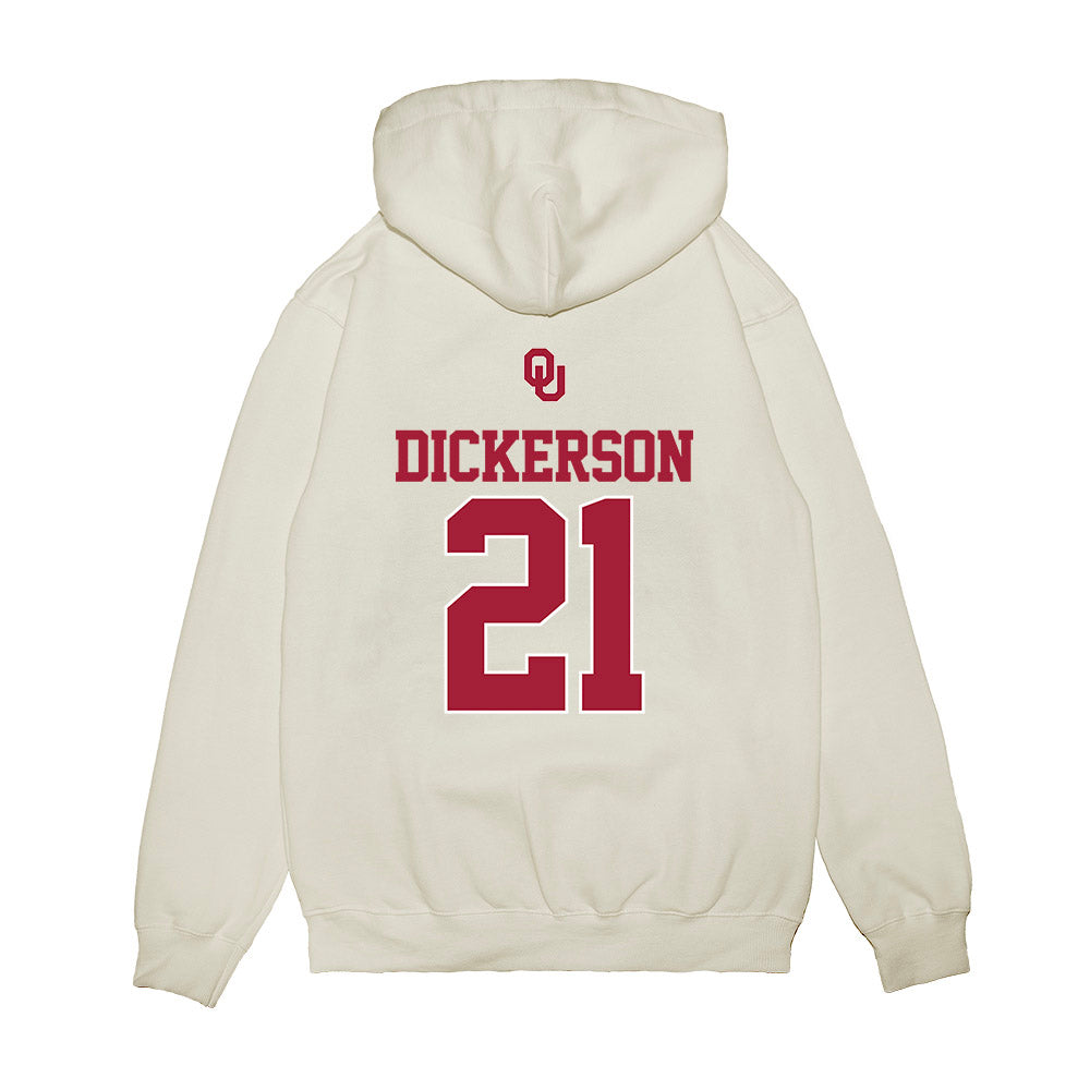 Oklahoma - NCAA Baseball : Drew Dickerson - USA Premium Hooded Sweatshirt-1
