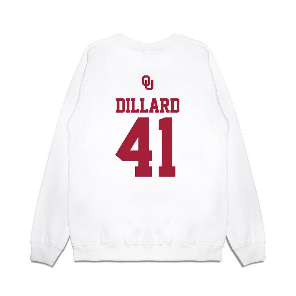 Oklahoma - NCAA Baseball : Gunnar Dillard - USA Premium Crewneck Sweatshirt-1