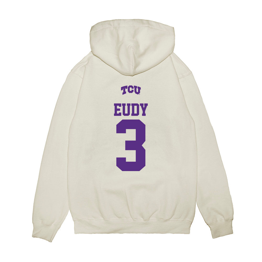 TCU - NCAA Baseball : Kade Eudy - USA Raglan Premium Hooded Sweatshirt-1