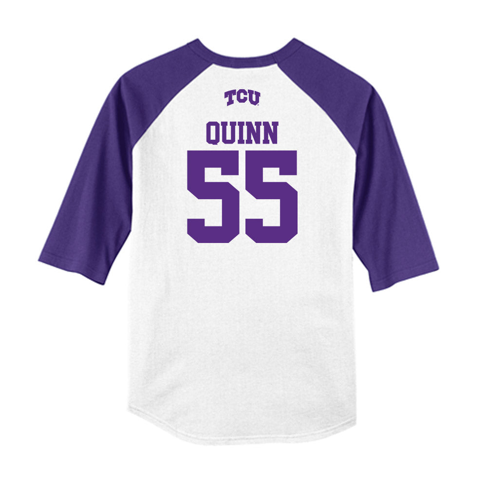 TCU - NCAA Baseball : Walter Quinn - USA Raglan Raglan Shirt-1