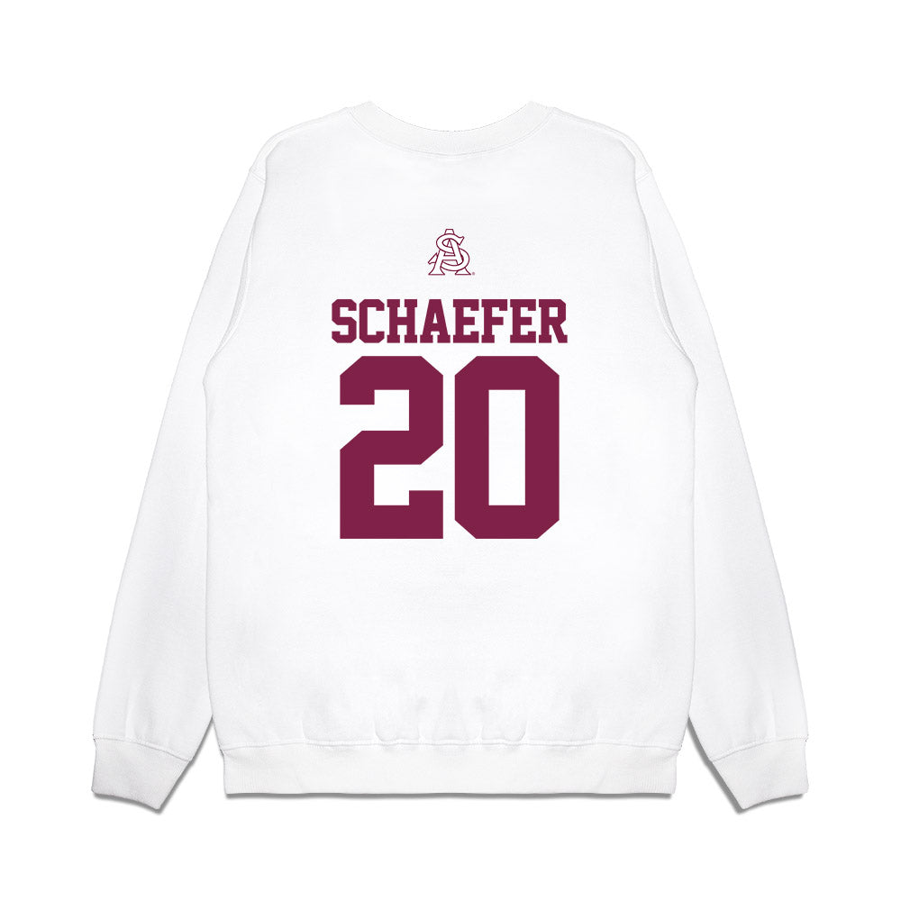 Arizona State - NCAA Baseball : Derek Schaefer - USA Raglan Premium Crewneck Sweatshirt-1