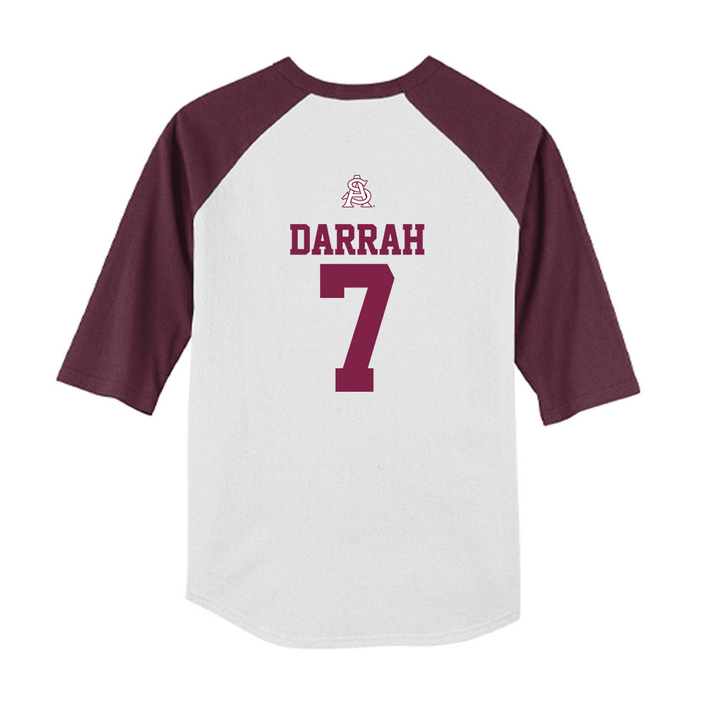 Arizona State - NCAA Baseball : Ryan Darrah - USA Raglan Youth Raglan T-Shirt-1