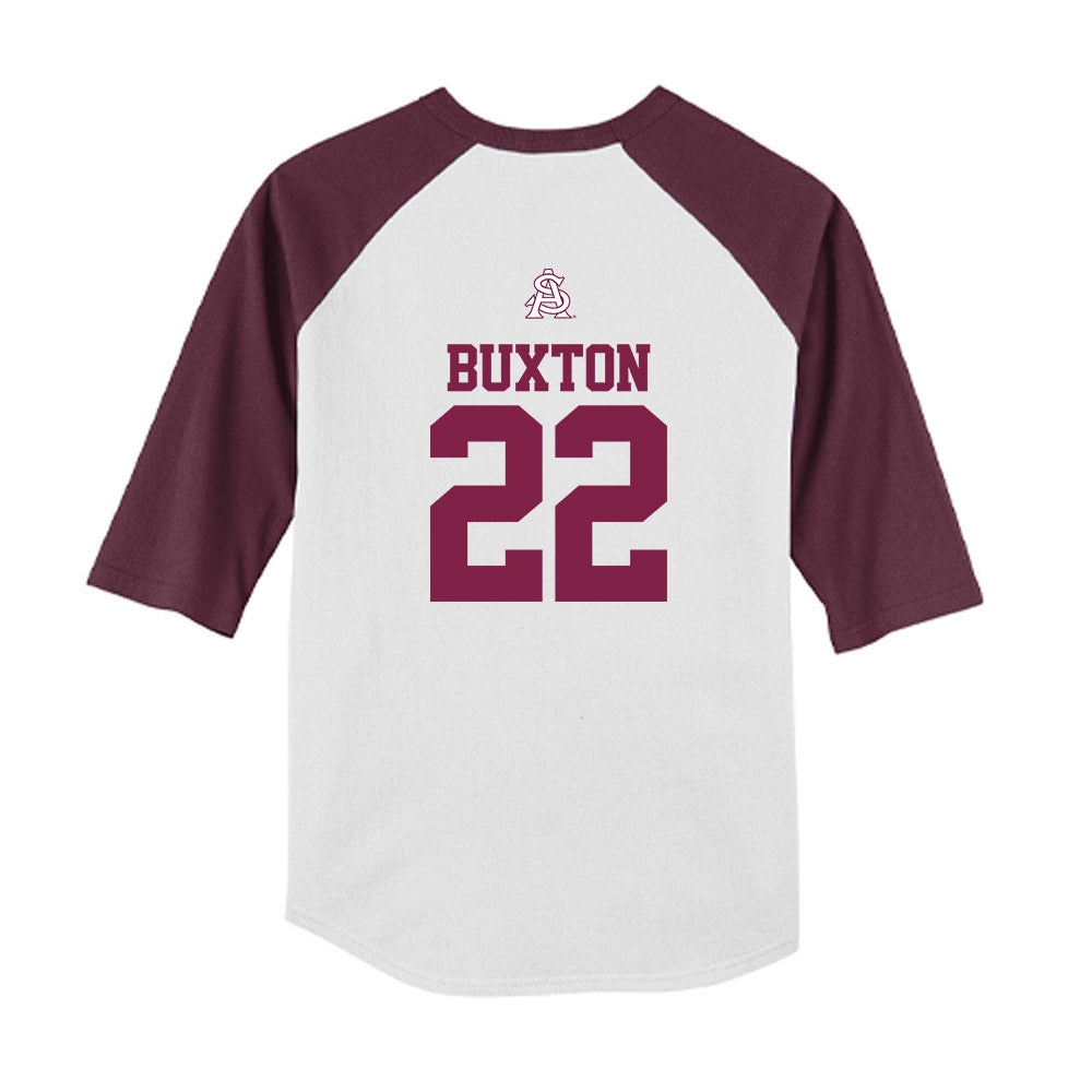 Arizona State - NCAA Baseball : Eli Buxton - USA Raglan Youth Raglan T-Shirt-1