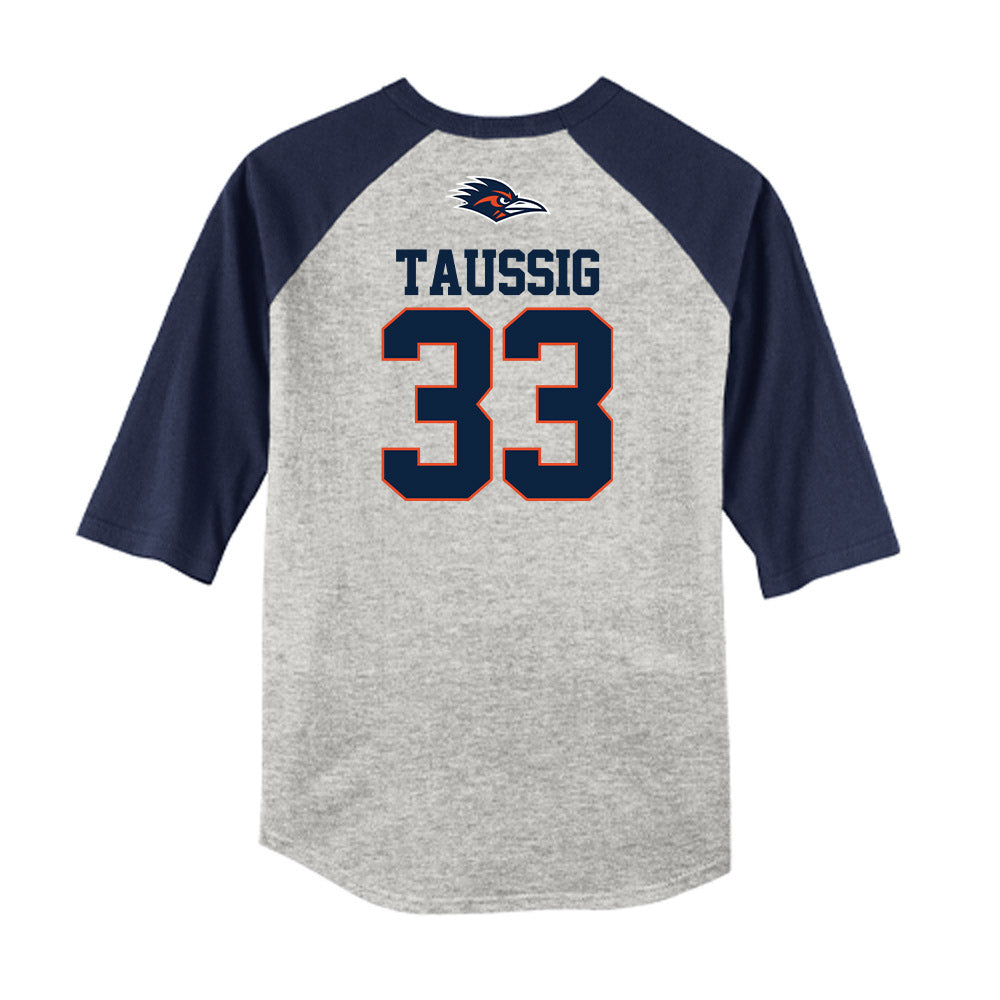 UTSA - NCAA Baseball : James Taussig - USA Raglan Raglan Shirt-1