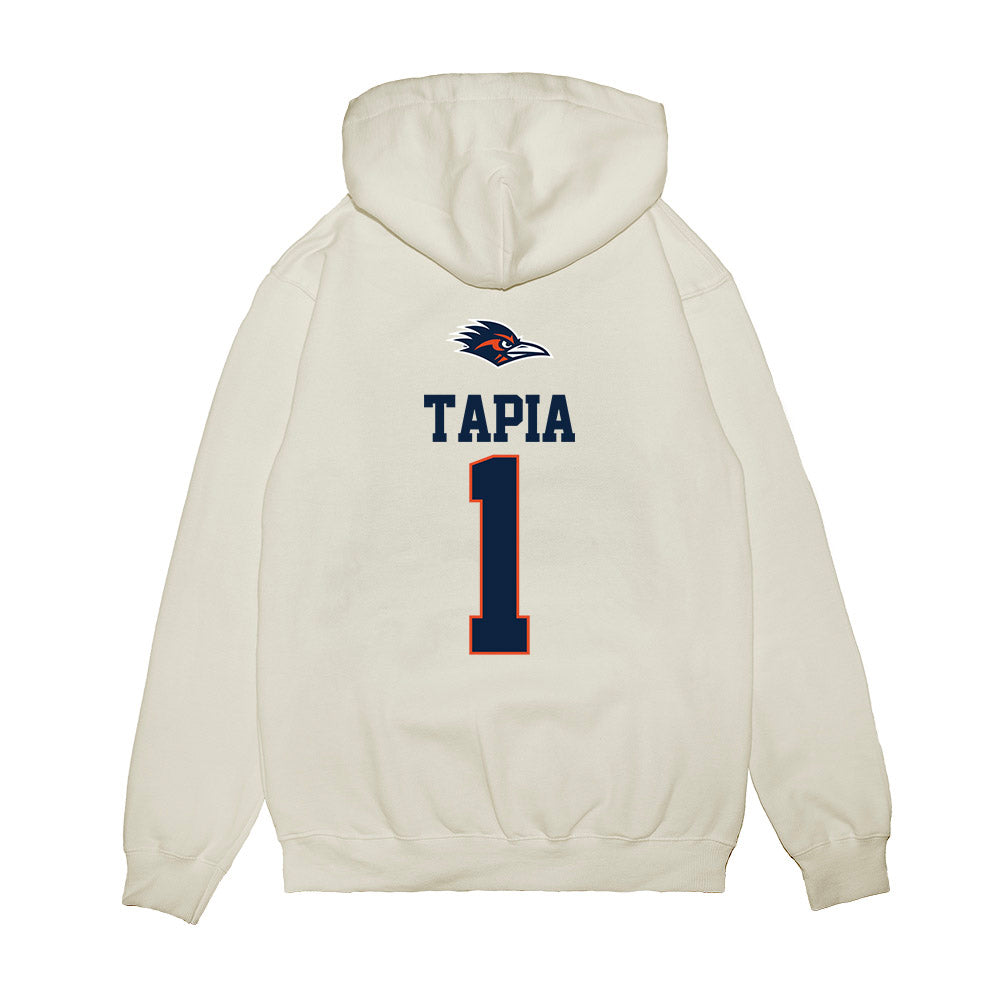 UTSA - NCAA Baseball : Jonathan Tapia - USA Raglan Premium Hooded Sweatshirt-1
