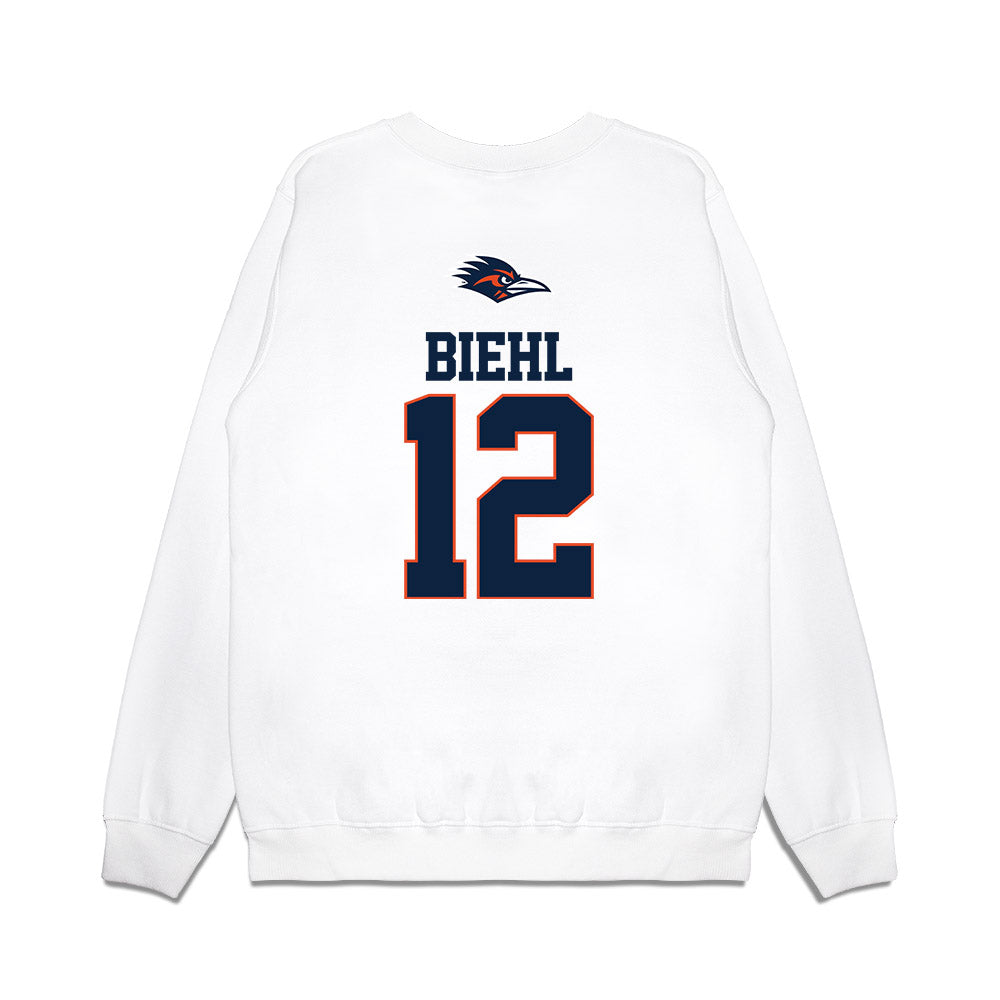 UTSA - NCAA Baseball : Austin Biehl - USA Raglan Premium Crewneck Sweatshirt-1