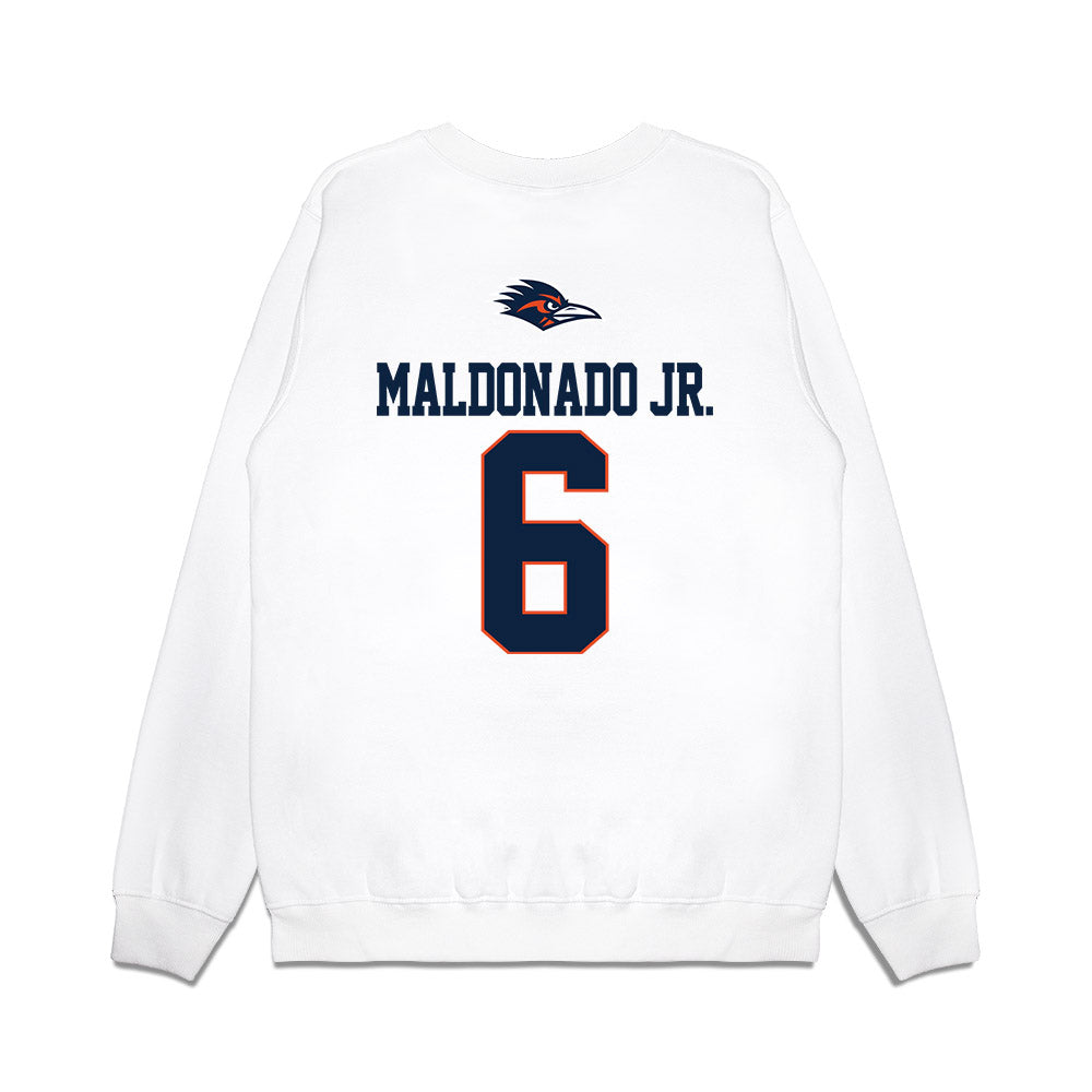 UTSA - NCAA Baseball : John Maldonado Jr. - USA Raglan Premium Crewneck Sweatshirt-1
