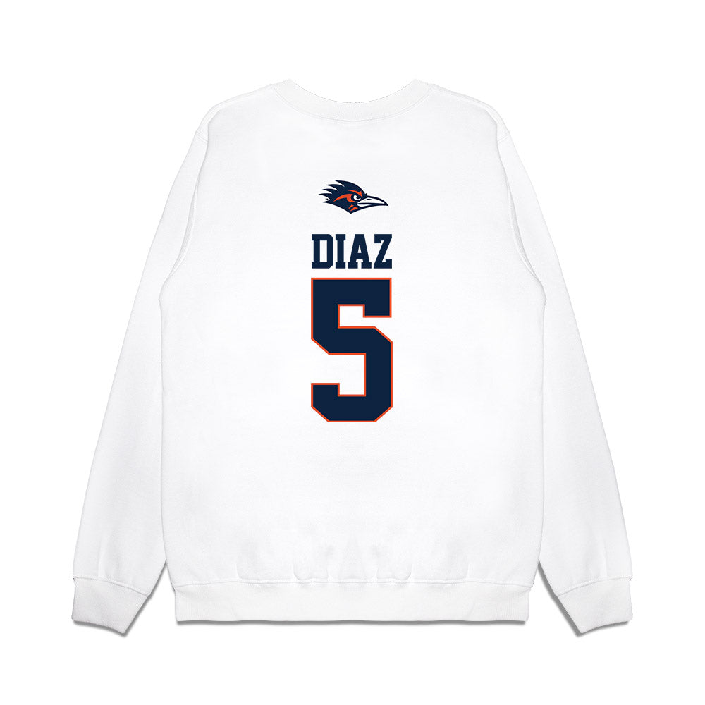 UTSA - NCAA Baseball : Diego Diaz - USA Raglan Premium Crewneck Sweatshirt-1