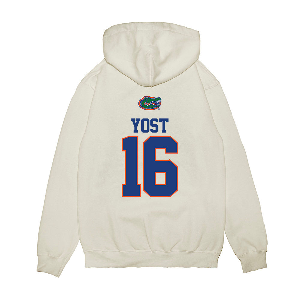 Florida - NCAA Baseball : Hayden Yost - USA Raglan Premium Hooded Sweatshirt-1