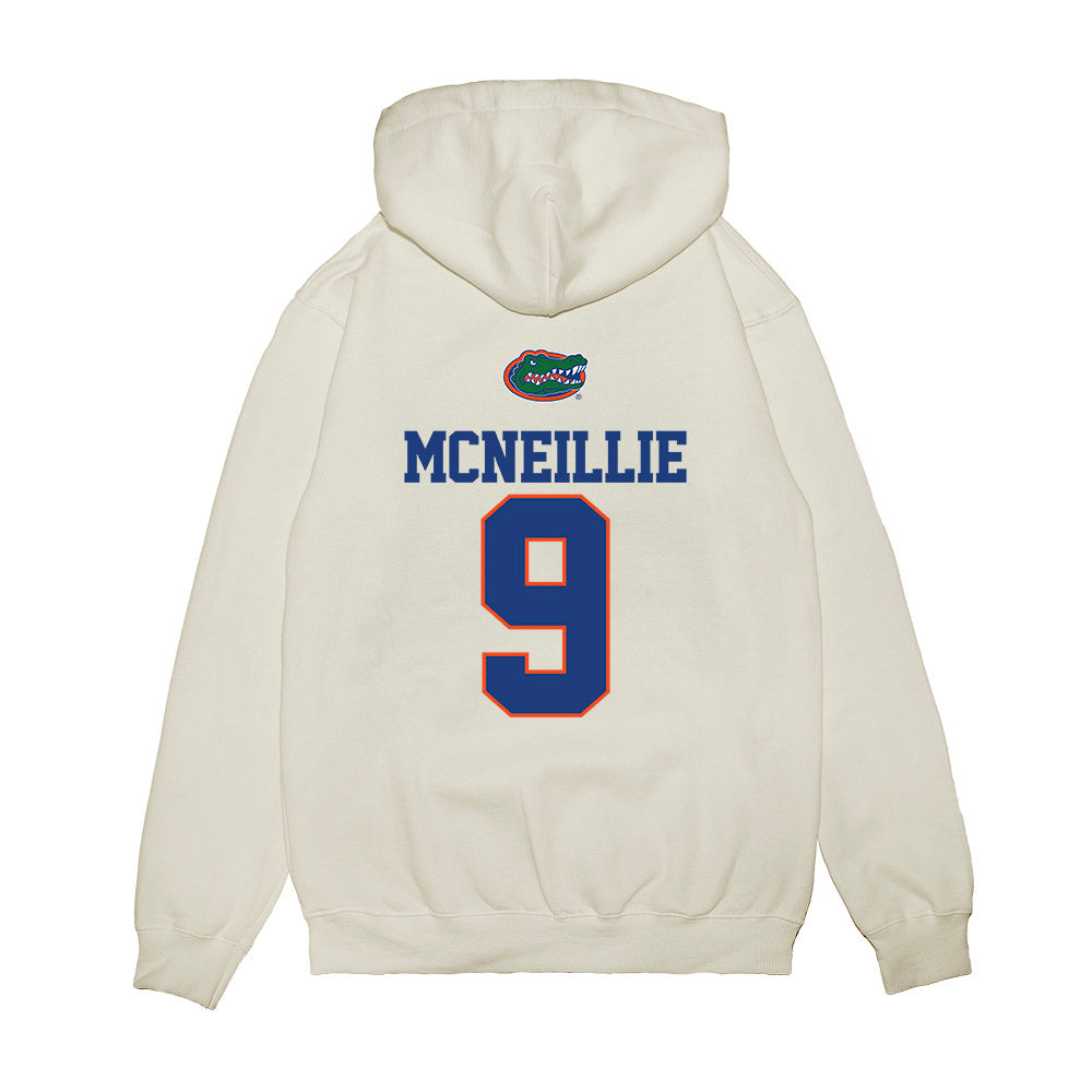 Florida - NCAA Baseball : Luke McNeillie - USA Raglan Premium Hooded Sweatshirt-1
