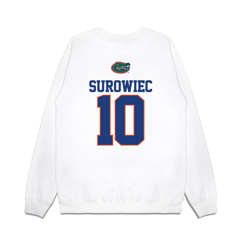 Florida - NCAA Baseball : Ethan Surowiec - USA Raglan Premium Crewneck Sweatshirt-1