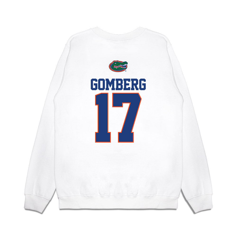 Florida - NCAA Baseball : Jacob Gomberg - USA Raglan Premium Crewneck Sweatshirt-1