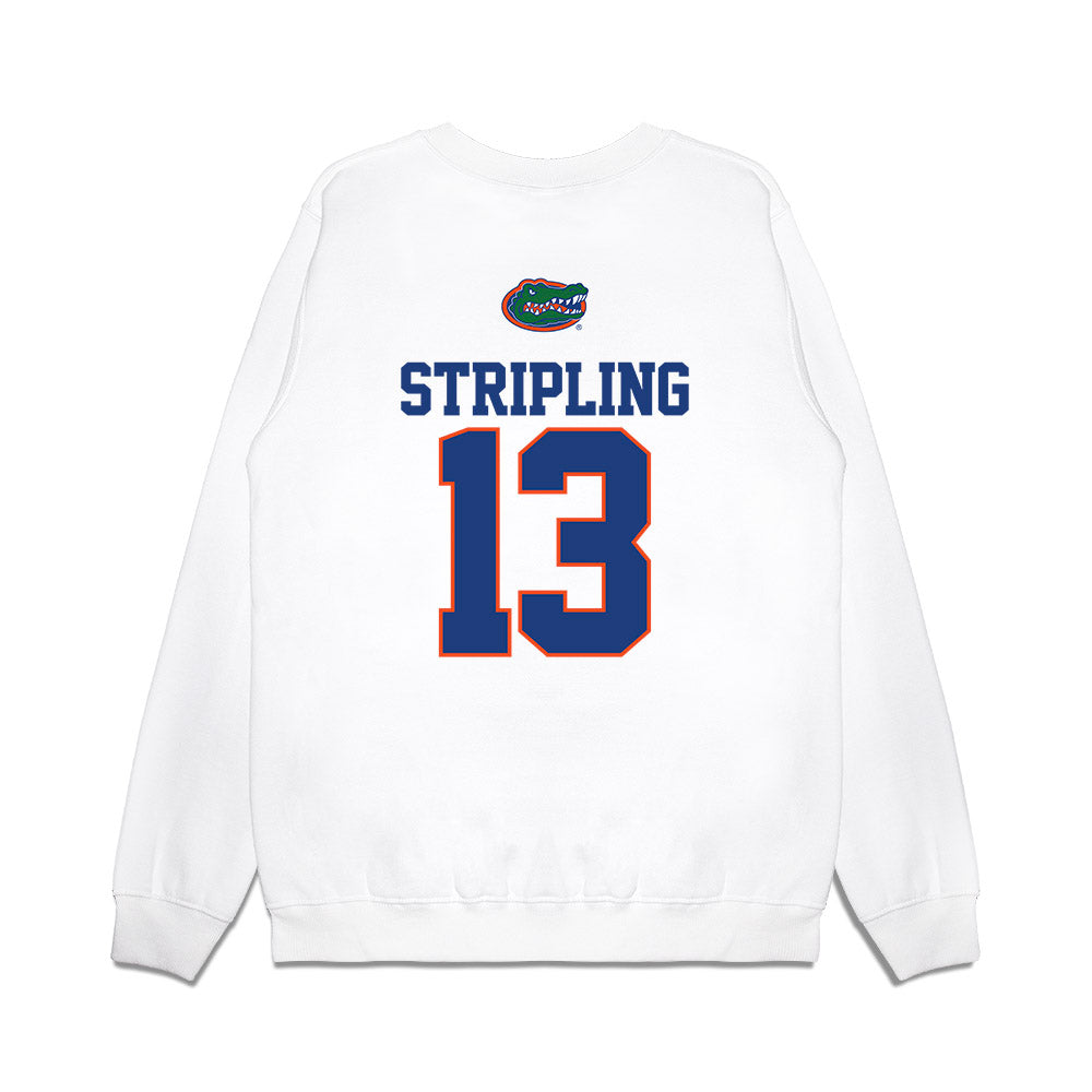 Florida - NCAA Baseball : Landon Stripling - USA Raglan Premium Crewneck Sweatshirt-1