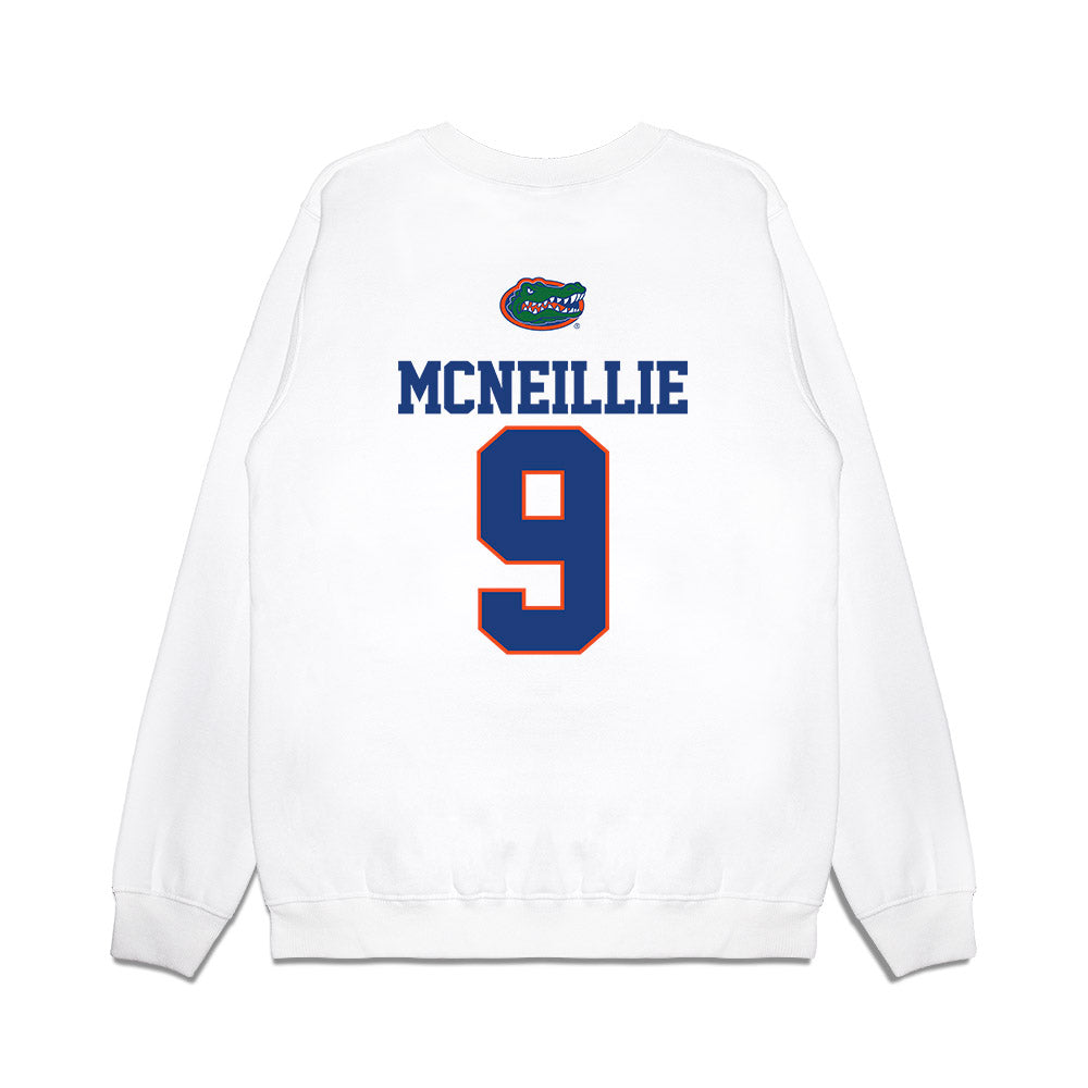 Florida - NCAA Baseball : Luke McNeillie - USA Raglan Premium Crewneck Sweatshirt-1