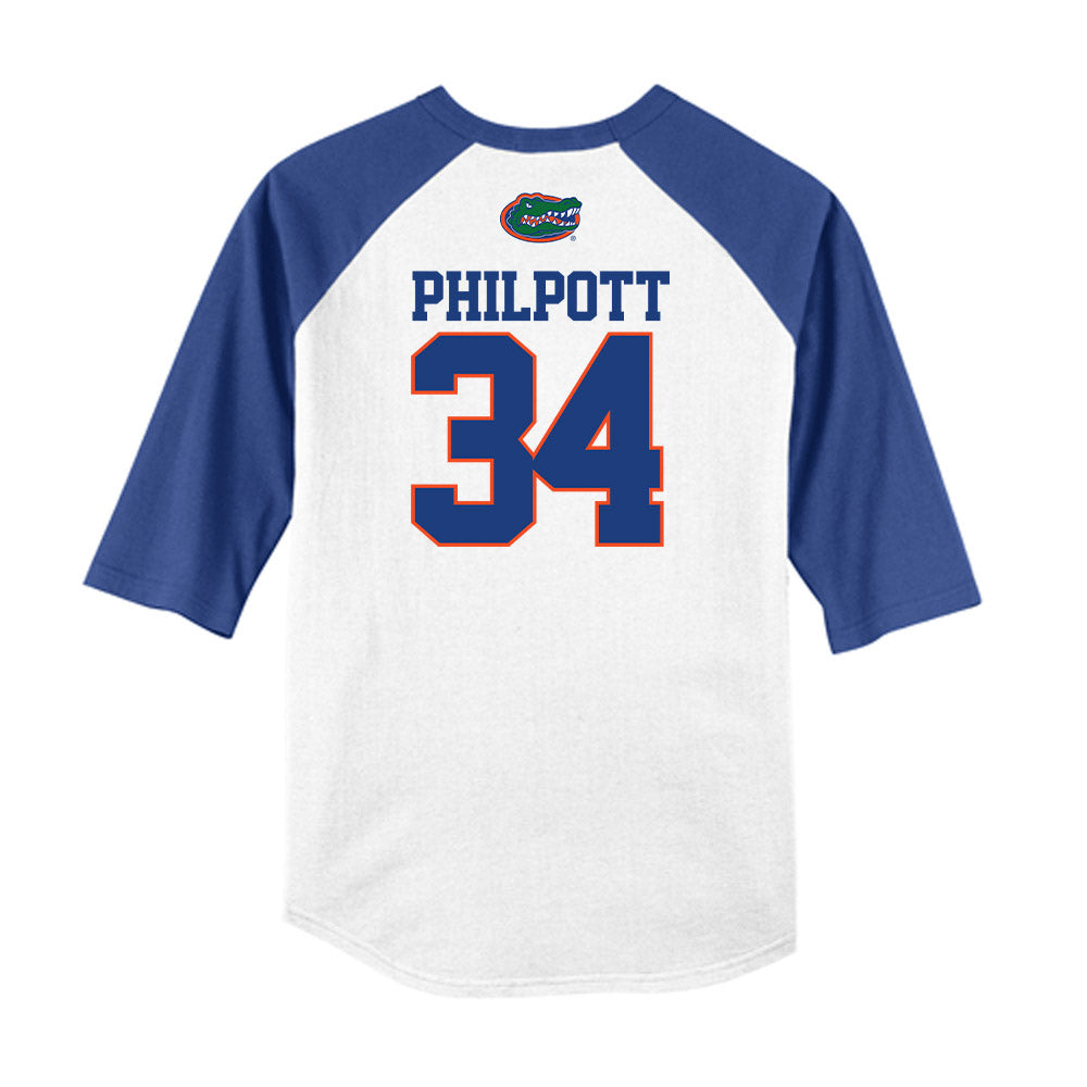 Florida - NCAA Baseball : Alex Philpott - USA Raglan Raglan Shirt-1