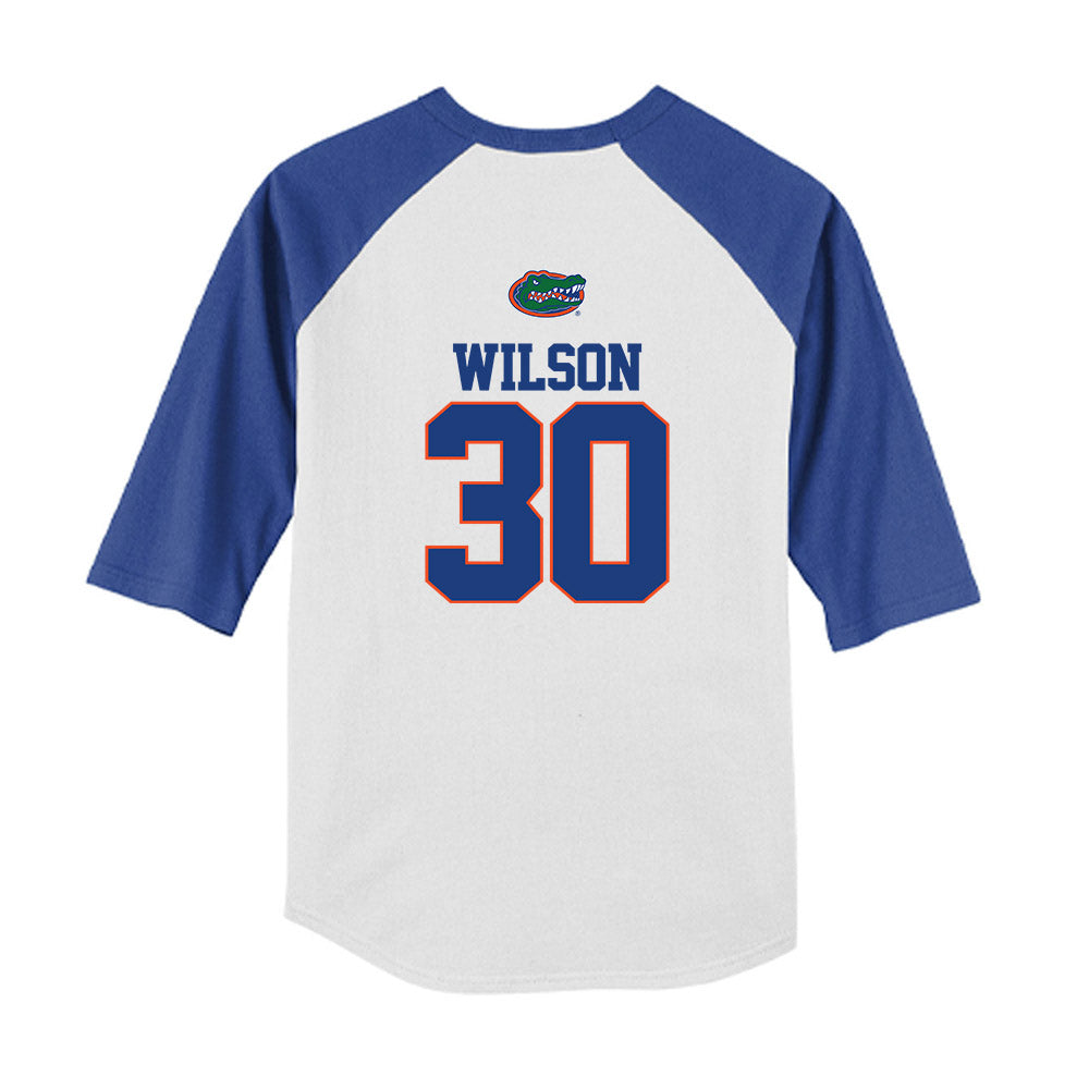Florida - NCAA Baseball : Ashton Wilson - USA Raglan Youth Raglan T-Shirt-1