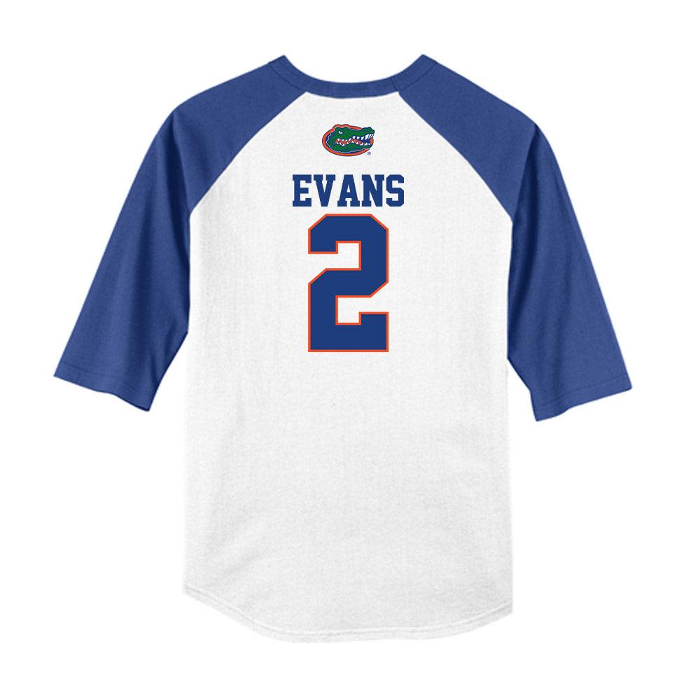 Florida - NCAA Baseball : Ty Evans - USA Raglan Raglan Shirt-1
