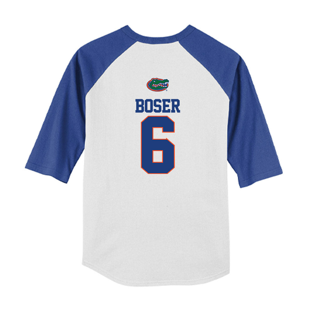 Florida - NCAA Baseball : Bobby Boser - USA Raglan Youth Raglan T-Shirt-1