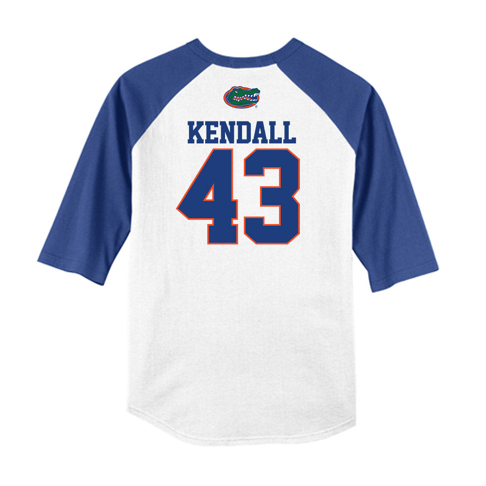 Florida - NCAA Baseball : Jacob Kendall - USA Raglan Raglan Shirt-1