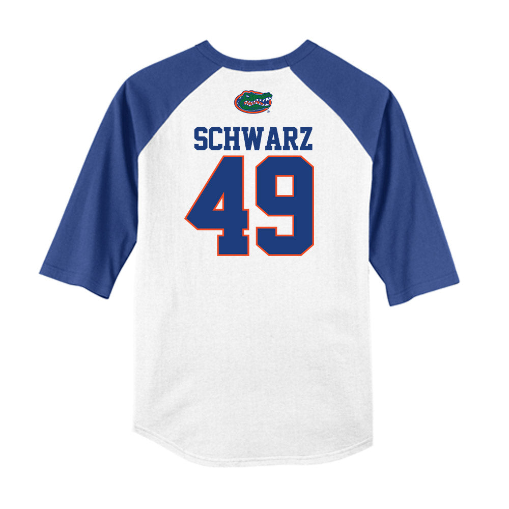 Florida - NCAA Baseball : Colton Schwarz - USA Raglan Raglan Shirt-1