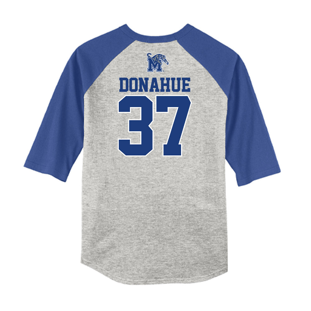 Memphis - NCAA Baseball : Hayden Donahue - USA Raglan Raglan Shirt-1