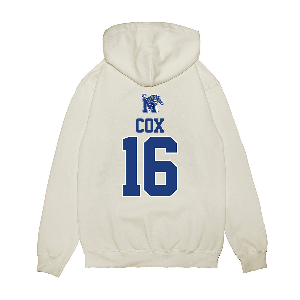 Memphis - NCAA Baseball : Seth Cox - USA Raglan Premium Hooded Sweatshirt-1
