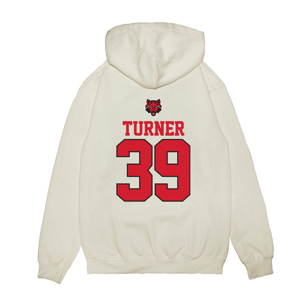 Arkansas State - NCAA Baseball : Kole Turner - USA Raglan Premium Hooded Sweatshirt-1
