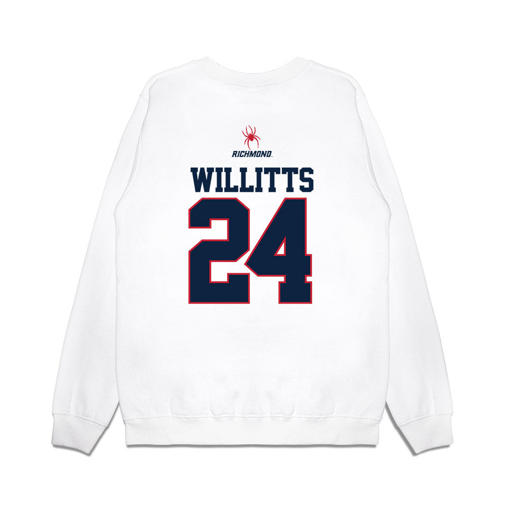 Richmond - NCAA Baseball : Josh Willitts - USA Raglan Premium Crewneck Sweatshirt-1
