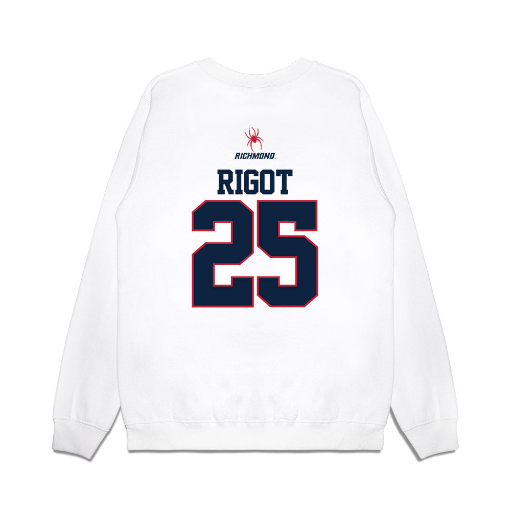 Richmond - NCAA Baseball : Tyler Rigot - USA Raglan Premium Crewneck Sweatshirt-1