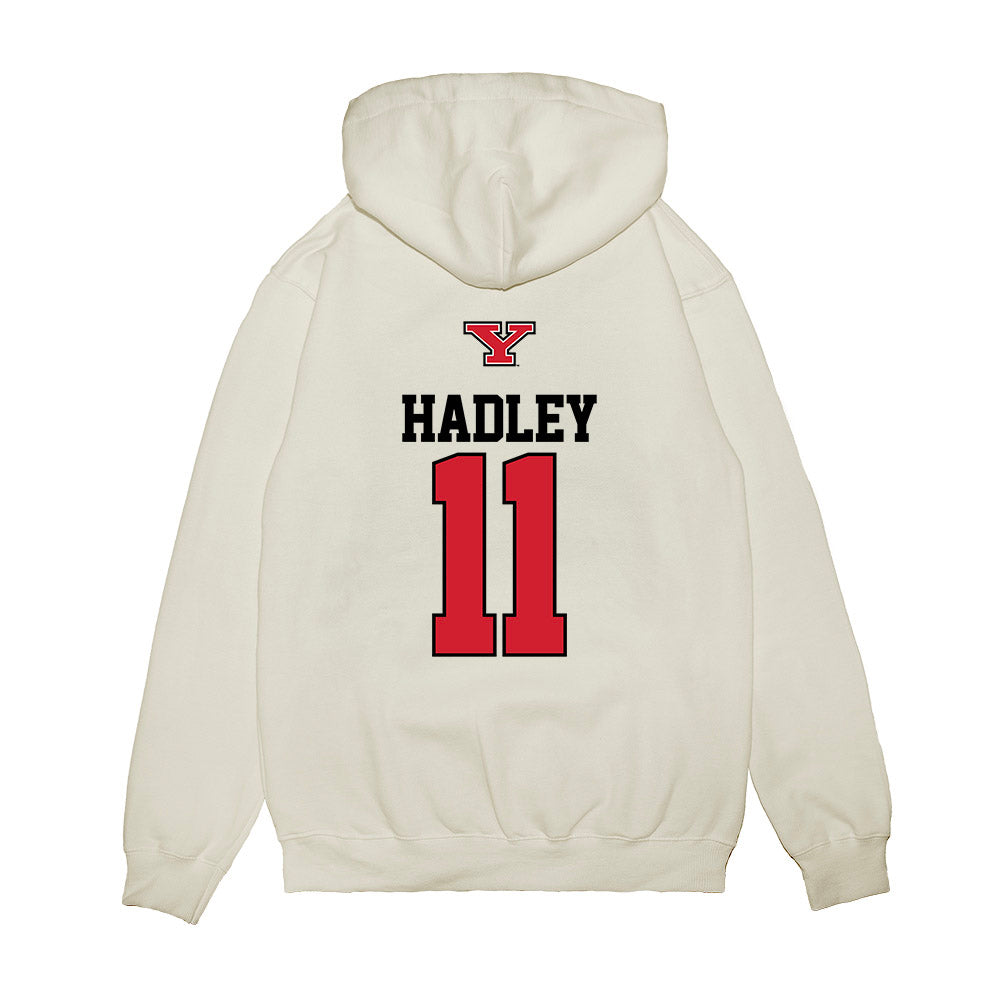 Youngstown State - NCAA Baseball : Caleb Hadley - USA Raglan Premium Hooded Sweatshirt-1