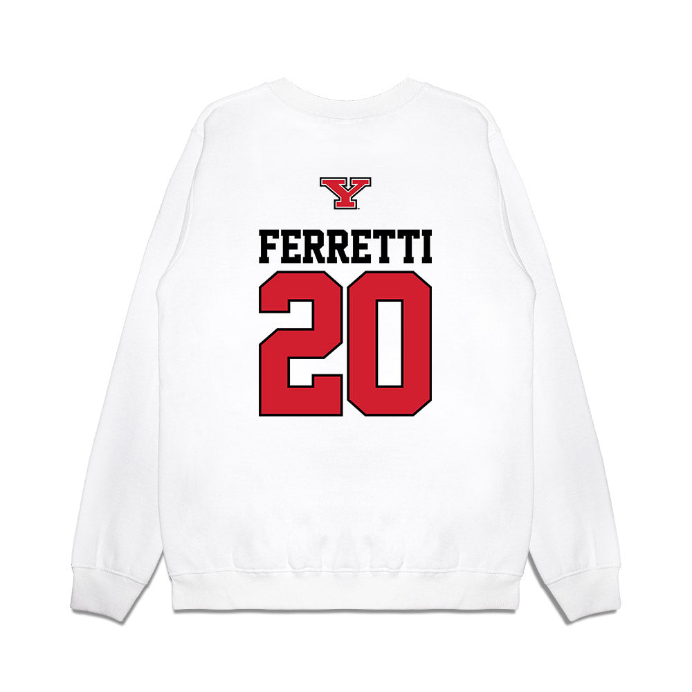 Youngstown State - NCAA Baseball : Jake Ferretti - USA Raglan Premium Crewneck Sweatshirt-1